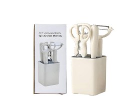 Kit 4 utensilios con organizador 